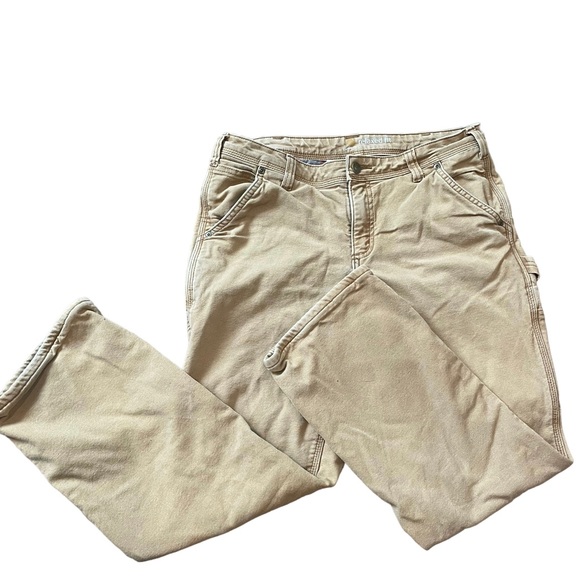 GUC Carhartt insulated flannel utility work pants - Picture 5 of 8